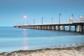 Baltic pier in Gdynia Orlowo