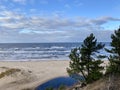 Baltic Sea autumn coast sea beach Saulkrasti Latvia