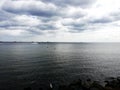 Baltic Sea coast. Gdynia. Beautiful seaside landscape. Summer holidays.