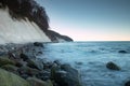 Baltic Sea Coast at Jasmud park. Cold autumn morning