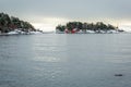 Baltic sea coast near Karlshamn in winter, Sweden