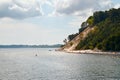 Baltic Sea coast near Sellin on the German island of Ruegen Royalty Free Stock Photo