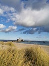 Baltic sea. Conecting eith nature Royalty Free Stock Photo