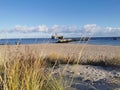 Baltic sea. Conecting eith nature Royalty Free Stock Photo