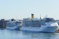 Baltic Sea cruise Ships, travel photo Royalty Free Stock Photo