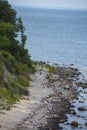 Baltic Sea seashore landscape behind Boltenhagen