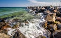 Baltic Sea, rocks, beautiful landscape! Royalty Free Stock Photo