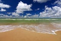 Baltic sea shore. Ventspils, Latvia