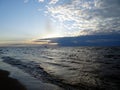 Baltic Sea synny sunsea Royalty Free Stock Photo