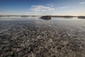 Baltic Sea. Winter seascape with islands. Royalty Free Stock Photo