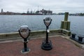 Baltimore Inner Harbor at Fells Point on the Pier Royalty Free Stock Photo