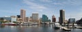 Baltimore Maryland Inner Harbor Panoramic Skyline