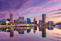 Baltimore Maryland Skyline Royalty Free Stock Photo