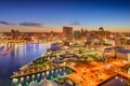 Baltimore Maryland Skyline Royalty Free Stock Photo