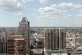 View of the city of Baltimore, USA