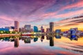 Baltimore, Maryland, USA Skyline Royalty Free Stock Photo