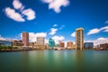 Baltimore, Maryland, USA Skyline on the Inner Harbor Royalty Free Stock Photo