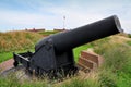 Baltimore, MD: Cannon at Fort McHenry Royalty Free Stock Photo