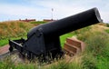 Baltimore, MD: Fort McHenry Cannon Royalty Free Stock Photo