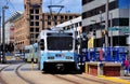 Baltimore, MD: MTA Light Rail Train Royalty Free Stock Photo