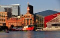 Baltimore, MD: Power Plant and National Aquarium Royalty Free Stock Photo