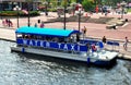 Baltimore, MD: Water Taxi at Inner Harbor Royalty Free Stock Photo