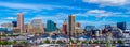 Baltimore Panoramic Photograph From Federal Hill