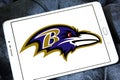 Baltimore Ravens american football team logo Royalty Free Stock Photo