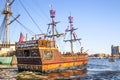 Baltimore Touristic Pirate Boat Royalty Free Stock Photo