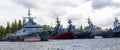 Baltiysk Russia 04.05.2019 Baltic Fleet Warships at the Pier
