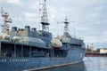 BALTIYSK, RUSSIA - NOVEMBER 04, 2018: Physical Fields Control Vessel `Akademik Semenikhin`.