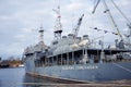 BALTIYSK, RUSSIA - NOVEMBER 04, 2018: Physical Fields Control Vessel `Akademik Semenikhin`.