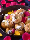 Balushahi-Royal indian donuts for Holi Royalty Free Stock Photo