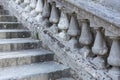 Balustrade stairs Royalty Free Stock Photo
