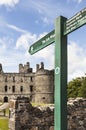 Balvenie Castle at Dufftown in Scotland.