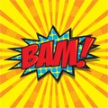 BAM! comic word