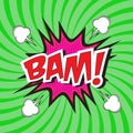 BAM! comic word