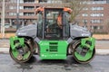 A BAM Compact Roller At Amsterdam The Netherlands 30-1-2025 Royalty Free Stock Photo