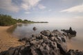 Bama beach in Baluran National Park Royalty Free Stock Photo