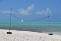 Bambarra Beach on Middle Caicos in the Turks and Caicos Islands Royalty Free Stock Photo