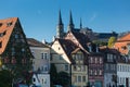 Old town of Bamberg historic street and architecture view, Upper Franconia, Bavaria region of Germany