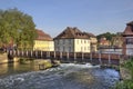 Bamberg and Regnitz river, Germany Royalty Free Stock Photo