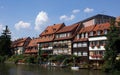 Bamberg Riverside Houses Royalty Free Stock Photo