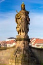 Bamberg. Statue of St. Kunigunda Royalty Free Stock Photo