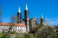 Bamberger Cathedral in spring time Royalty Free Stock Photo