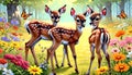 Bambi deer whitetail comedy children fairy tale forest story