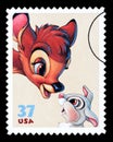 Bambi Postage Stamp Royalty Free Stock Photo