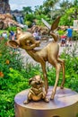 Bambi and Thumper Gold Statue 50th Anniversary Disney