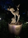 Bambi and Thumper 50th Anniversary Gold Statues