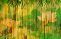 Bamboo background with lotus Royalty Free Stock Photo